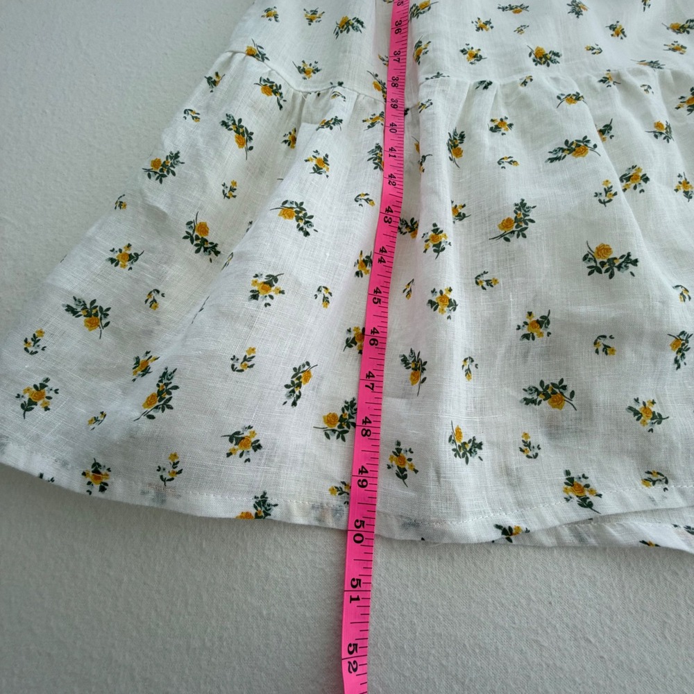 Faithfull The Brand Gianna Midi Dress Floral Cottagecore Puff Sleeve XS - Picture 13 of 15
